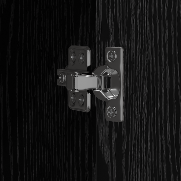 Bufet înalt Stejar negru 40x42.5x185 cm Lemn solid - WALTI WALTI
