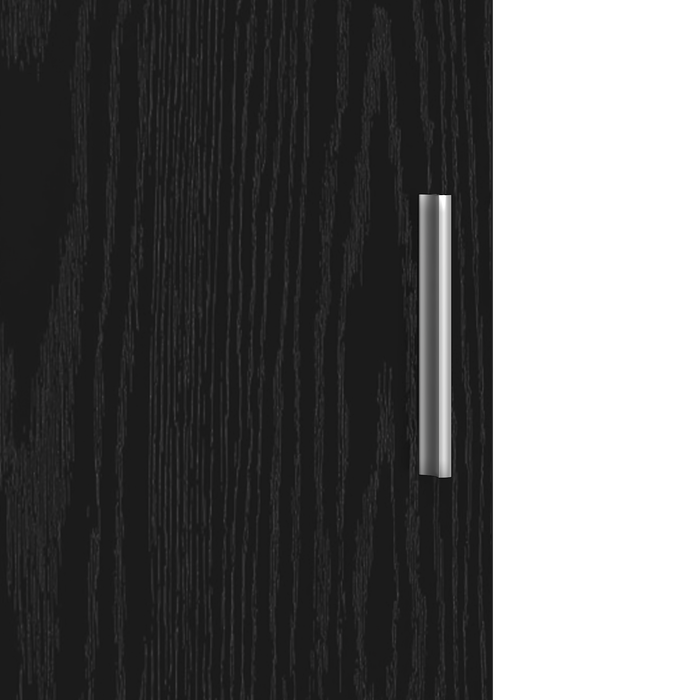 Bufet înalt Stejar negru 40x42.5x185 cm Lemn solid - WALTI WALTI