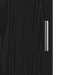 Bufet înalt Stejar negru 40x42.5x185 cm Lemn solid - WALTI WALTI