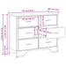 Comodă Lemn Vechi 91x35.5x74.5 cm Lemn Prelucrat - WALTI WALTI