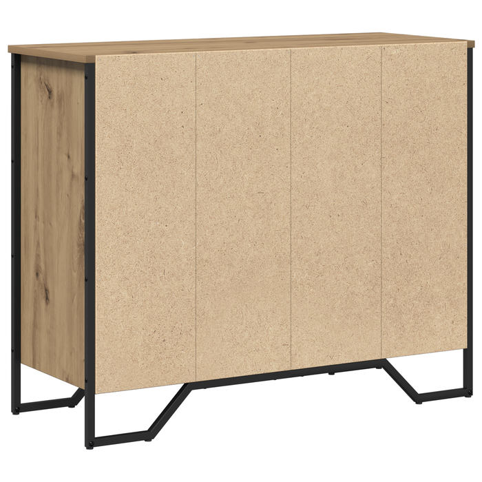 Comodă din Stejar Artizanal 91x35.5x74.5 cm Lemn Inginerizat - WALTI WALTI