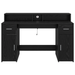 Birou Stejar negru 140x55x91 cm Lemn prelucrat - WALTI WALTI