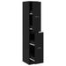 Dulap de Apothecary Negru de Stejar 30x41x174.5 cm din Lemn Stratificat - WALTI WALTI
