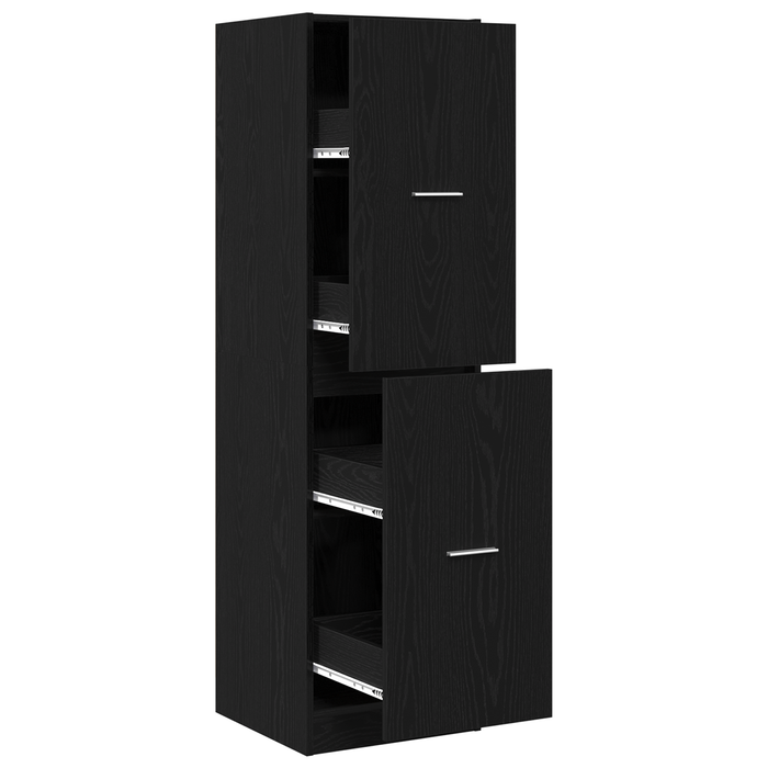 Cabinet apotecar din lemn negru 40x41x144.5 cm - WALTI WALTI
