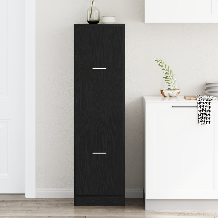 Cabinet apotecar din lemn negru 40x41x144.5 cm - WALTI WALTI
