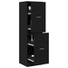 Cabinet apotecar din lemn negru 40x41x144.5 cm - WALTI WALTI