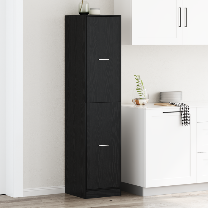 Dulap apothecary Stejar Negru 40x41x174.5 cm Lemn stratificat - WALTI WALTI