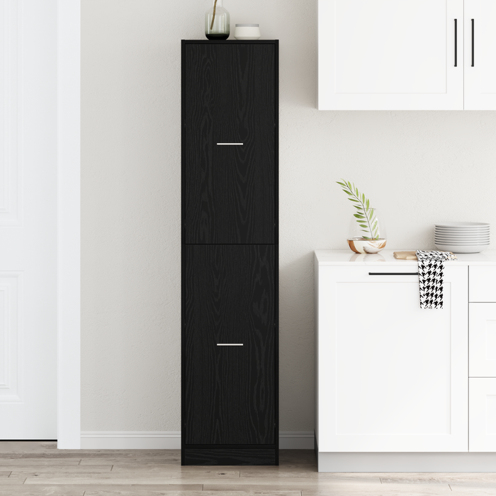 Dulap apothecary Stejar Negru 40x41x174.5 cm Lemn stratificat - WALTI WALTI