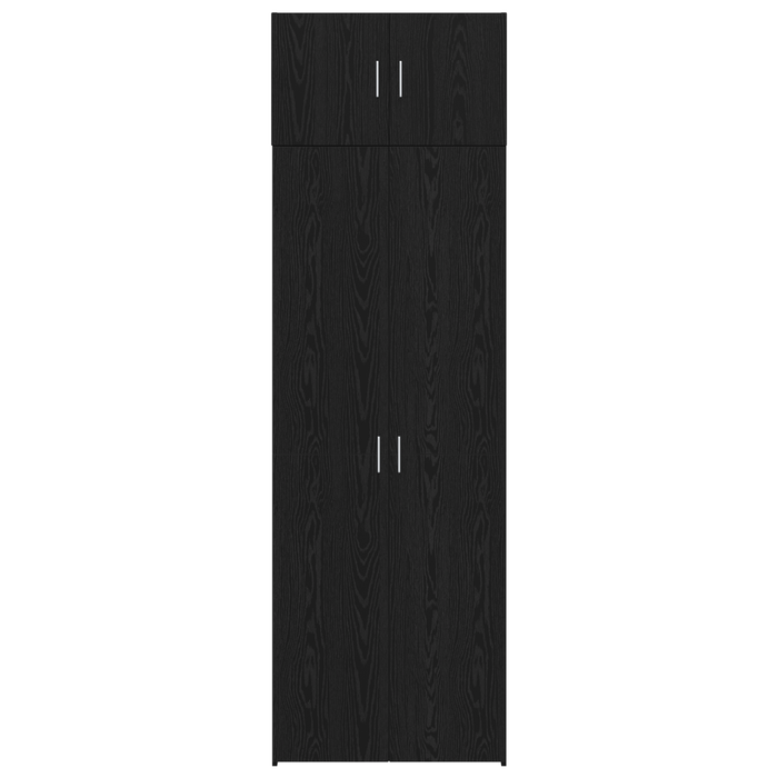 Dulap de depozitare vidaXL Stejar Negru 70x42.5x225 cm Lemn prelucrat, Dulap de perete vidaXL Stejar Negru 70x42.5x40 cm Lemn prelucrat - WALTI WALTI
