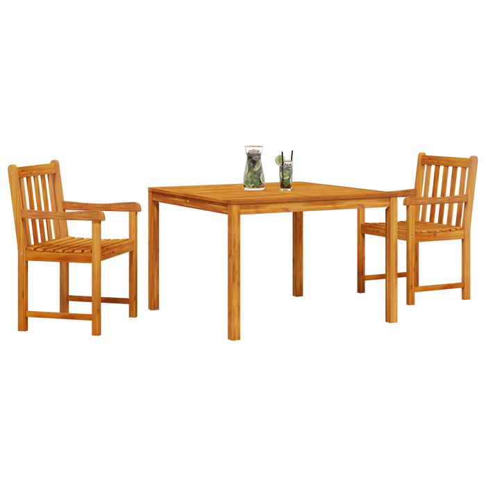 Set mobilier de grădină, 3 piese, lemn masiv acacia - WALTI WALTI