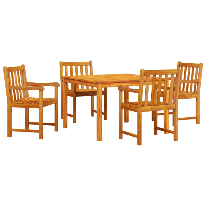Set mobilier de grădină, 5 piese, lemn masiv acacia - WALTI WALTI