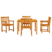 Set mobilier de grădină, 5 piese, lemn masiv acacia - WALTI WALTI