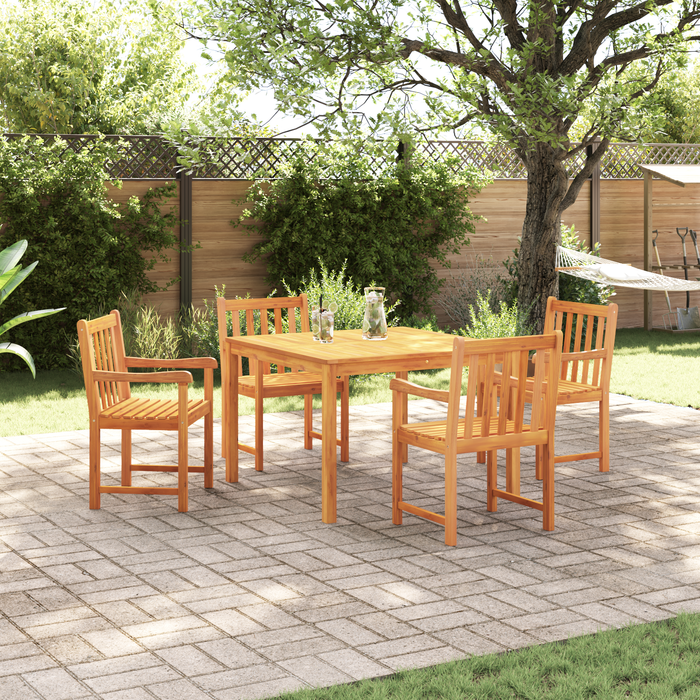 Set mobilier de grădină, 5 piese, lemn masiv acacia - WALTI WALTI