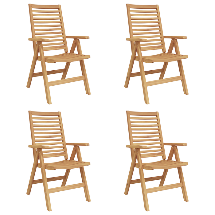 Scaune de grădină vidaXL pliabile 4 pcs Lemn solid de tec - WALTI WALTI
