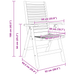 Scaune de grădină vidaXL pliabile 4 pcs Lemn solid de tec - WALTI WALTI