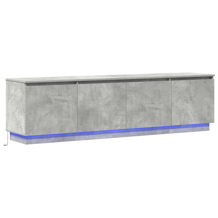 Cabinet TV Gri din beton 180 x 38 x 49 cm Lemn compozit - WALTI WALTI