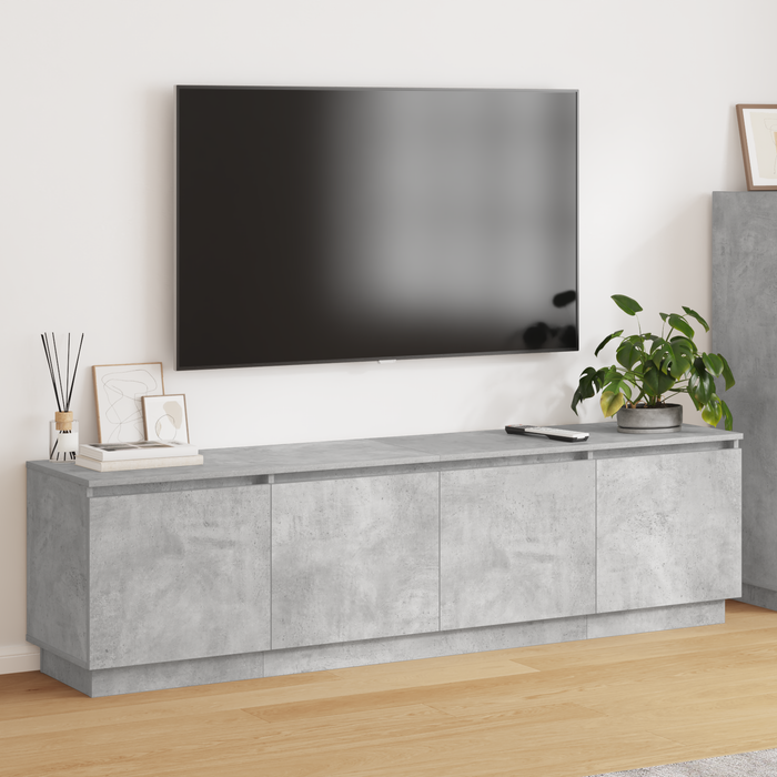 Cabinet TV Gri din beton 180 x 38 x 49 cm Lemn compozit - WALTI WALTI