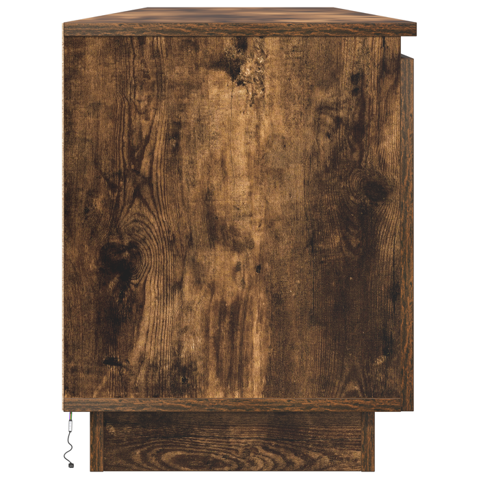 Cabinet TV Stejar fumuriu 180 x 38 x 49 cm Lemn compozit - WALTI WALTI