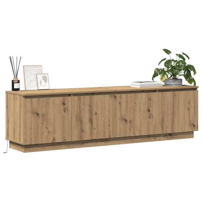 Cabinet TV Stejar Artizanal 180 x 38 x 49 cm Lemn compozit - WALTI WALTI