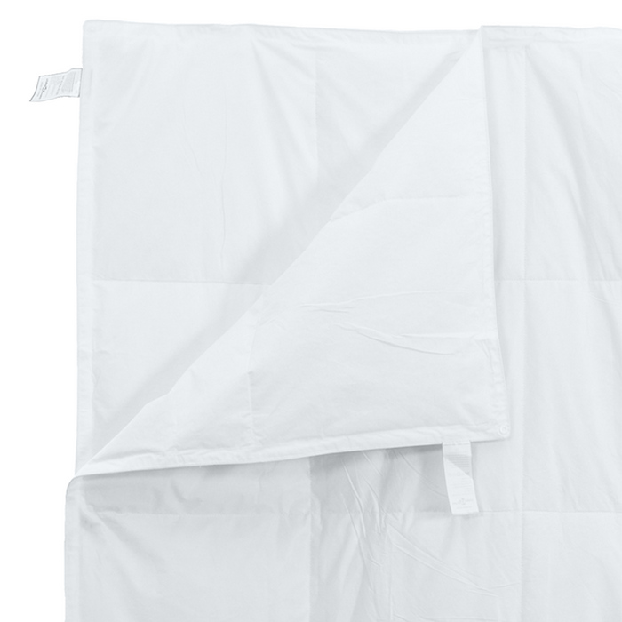 Set de Pături cu pernă 3 pcs Alb Pene de rață - WALTI WALTI