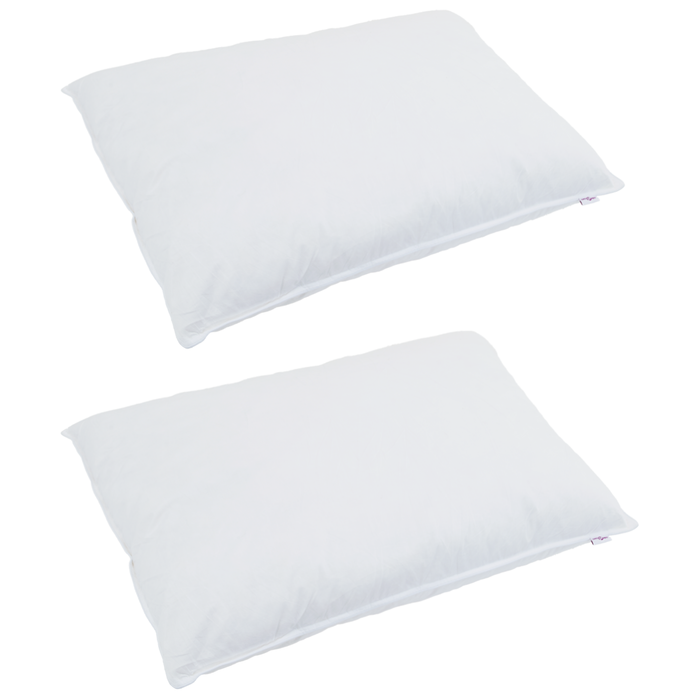 Set de Pături cu pernă 3 pcs Alb Pene de rață - WALTI WALTI