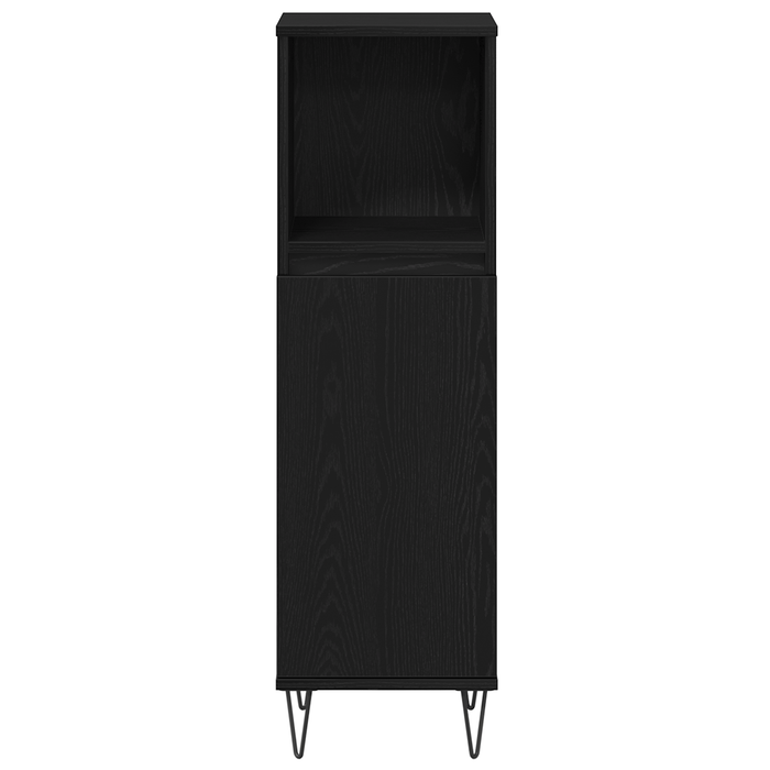 Set Mobilier Baie vidaXL 3 piese Stejar Negru Lemn Prelucrat - WALTI WALTI