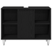 Set Mobilier Baie vidaXL 3 piese Stejar Negru Lemn Prelucrat - WALTI WALTI