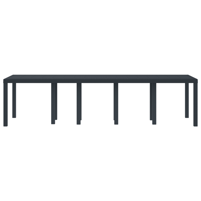 Masă de grădină vidaXL antracit 300x100x73 cm Poly Rattan - WALTI WALTI