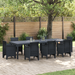 Masă de grădină vidaXL antracit 300x100x73 cm Poly Rattan - WALTI WALTI