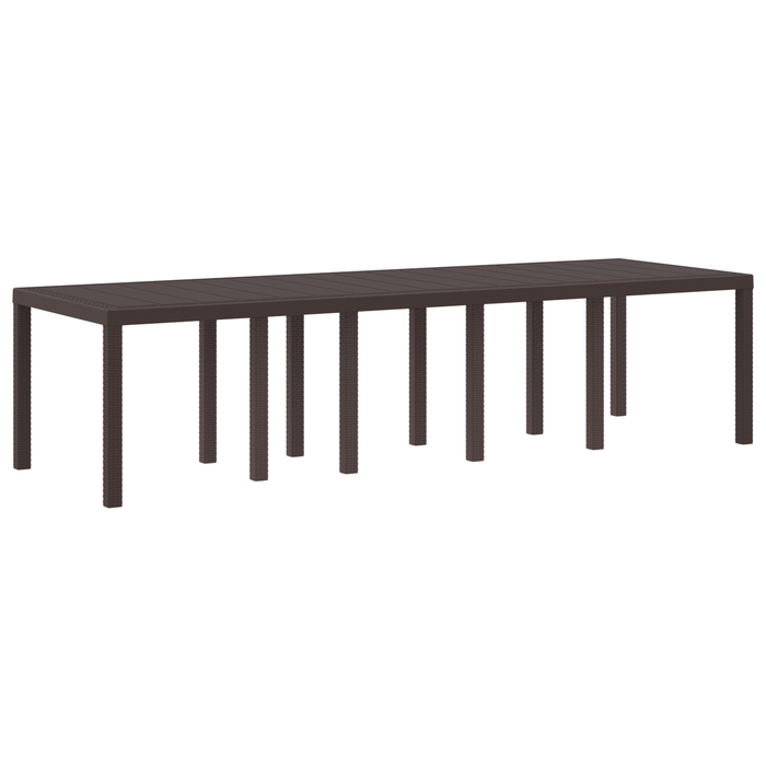 Masă de Grădină vidaXL Maro 300x100x73 cm Poliratan - WALTI WALTI