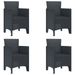 Set de dining de 5 piese din ratan poliesteric - WALTI WALTI