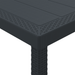 Set dining grădină 7 piese cu perne Anthracite Poliratan - WALTI WALTI