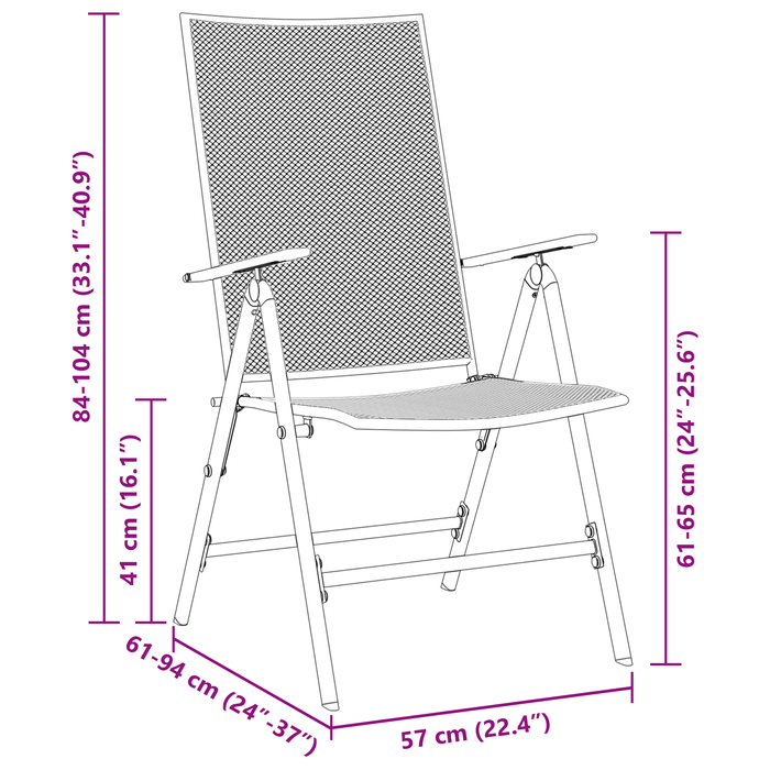 Set de mobilier pentru hol vidaXL 9 Piese Oțel Anthracit - WALTI WALTI