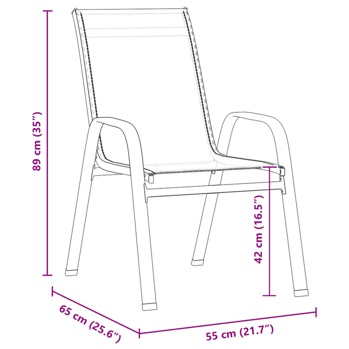 Set de dining pentru grădină vidaXL 5 piese maro Textilene și oțel, Masa pentru grădină vidaXL Negru 140x80x73 cm Sticlă securizată - WALTI WALTI