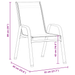 Set de dining pentru grădină vidaXL 5 piese maro Textilene și oțel, Masa pentru grădină vidaXL Negru 140x80x73 cm Sticlă securizată - WALTI WALTI