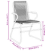 Set de masă de grădină 5 piese Negru Rattan PVC - WALTI WALTI