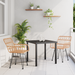 Set de dining de grădină 3 piese din ratan Poli Brown - WALTI WALTI