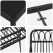 Set de dining de grădină 3 piese Negru Poliratan - WALTI WALTI