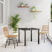 Set de dining pentru grădină 3 piese Brown Poly Rattan - WALTI WALTI