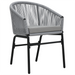 Set de Dining 3 Piese Gri Poliratan - WALTI WALTI