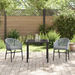Set de Dining 3 Piese Gri Poliratan - WALTI WALTI