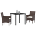 Set de dining de grădină 3 piese Maro Ratan Poli - WALTI WALTI
