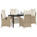 Set de mobilier de grădină de 5 piese Bej Rattan Poli - WALTI WALTI