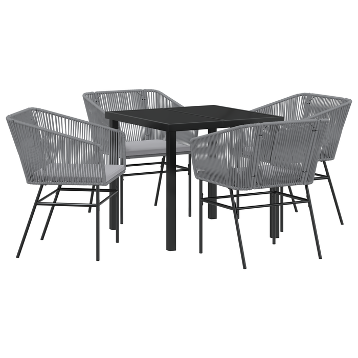Set de 3 Gri Poliratan 4 locuri materiale rezistente la UV - WALTI WALTI