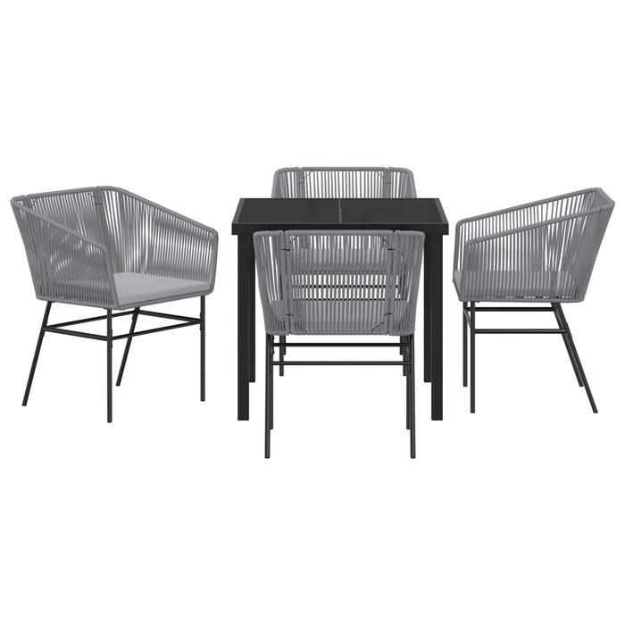 Set de 3 Gri Poliratan 4 locuri materiale rezistente la UV - WALTI WALTI