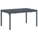 Mese Extensibile vidaXL 2 pcs Gri Închis 210x90x73 cm Oțel - WALTI WALTI