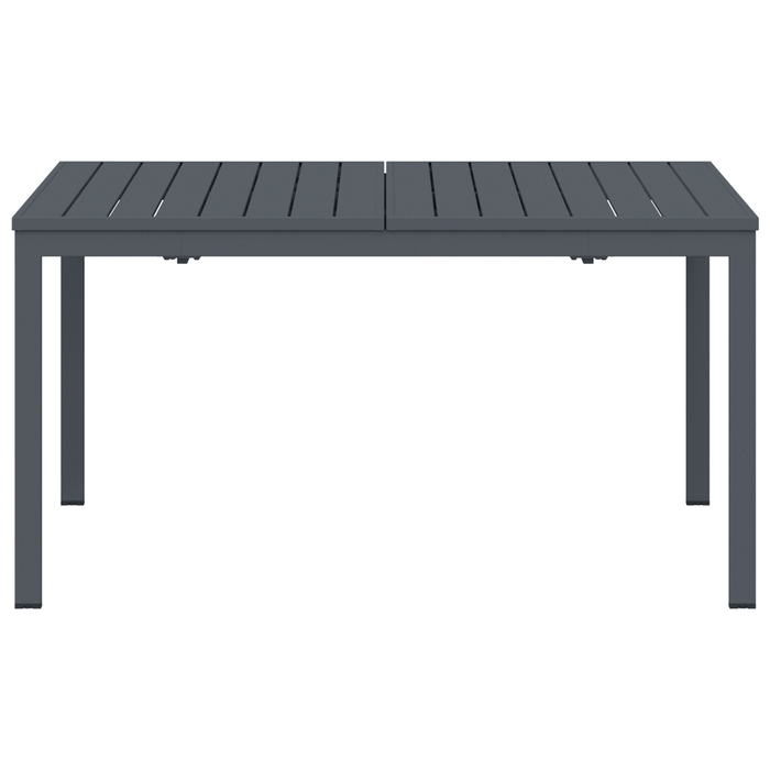 Mese Extensibile vidaXL 2 pcs Gri Închis 210x90x73 cm Oțel - WALTI WALTI