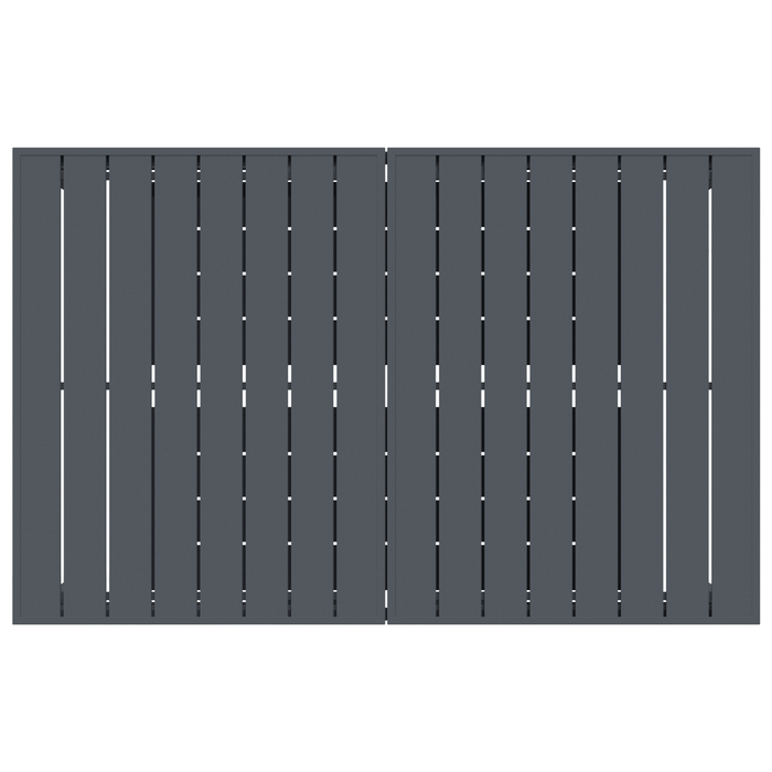 Mese Extensibile vidaXL 2 pcs Gri Închis 210x90x73 cm Oțel - WALTI WALTI