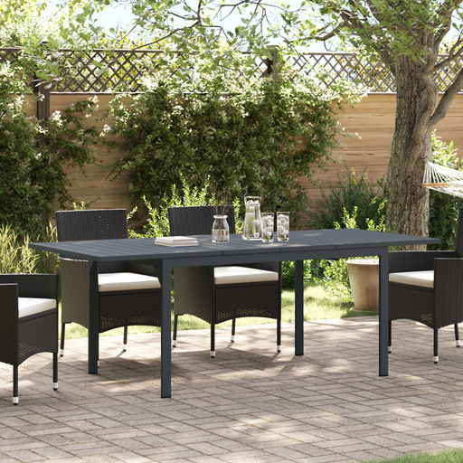 Mese Extensibile vidaXL 2 pcs Gri Închis 210x90x73 cm Oțel - WALTI WALTI