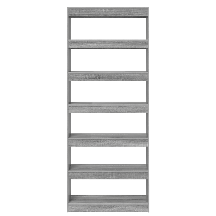 Dulap pentru cărți Gri Sonoma 80 x 30 x 198 cm Lemn compozit - WALTI WALTI